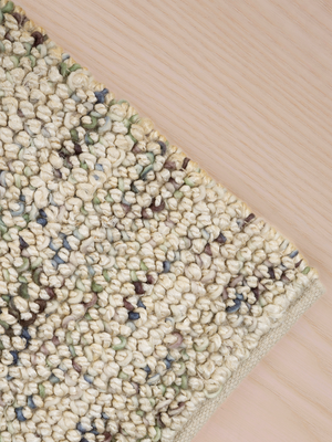 Harlene Hand-woven Wool Jute Rug - Beige