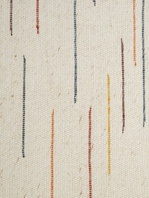 Ava Hand-woven Wool Cotton Striped Rug - Multi