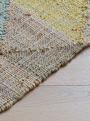 Aleyna Hand-woven Jute Cotton Kilim Rug - Multi