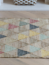 Aleyna Hand-woven Jute Cotton Rug