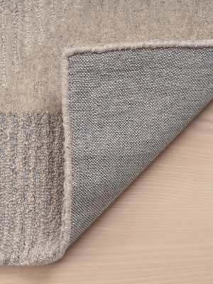 Azari Geometric Hand-tufted Wool Abstract Rug - Beige