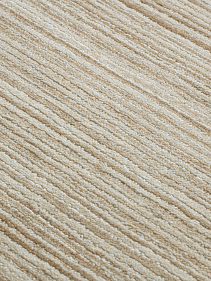 Ailany Hand-tufted Wool Striped Rug - Beige