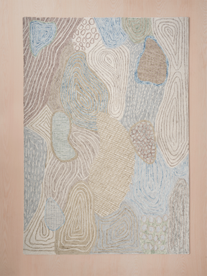 Arlo Hand-tufted Wool Abstract Rug - Multi