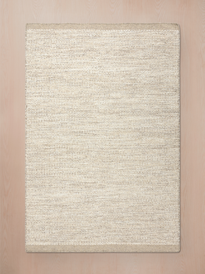 Elodie Hand-woven Wool Rug - Beige