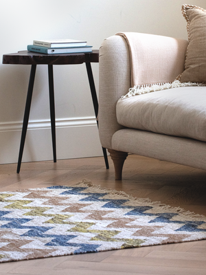 Solvi Hand-woven Wool Kilim Rug - Multi