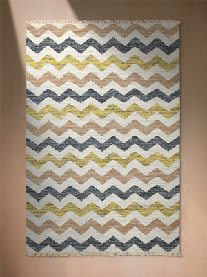 Solvi Hand-woven Wool Kilim Rug - Multi