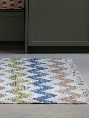 Solvi Hand-woven Wool Kilim Rug - Multi