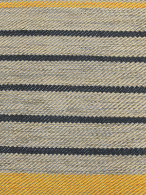 Soleil Hand-woven PET Striped Rug - Multi