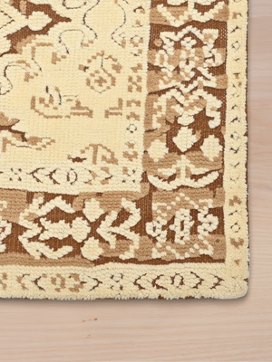 Uzma Hand-knotted Wool Persian Rug - Beige