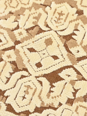 Uzma Hand-knotted Wool Persian Rug - Beige