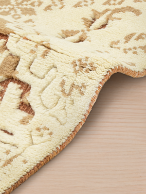 Uzma Hand-knotted Wool Persian Rug - Beige