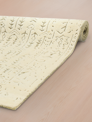 Saavi Hand-knotted Wool Persian Rug - Off-White