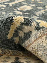 Midnight Garden Hand-knotted Wool Rug