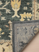 Midnight Garden Hand-knotted Wool Rug