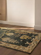 Midnight Garden Hand-knotted Wool Rug