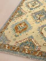 Amber Oasis Hand-knotted Wool Rug