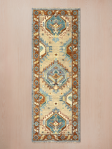 Amber Oasis Hand-knotted Wool Rug