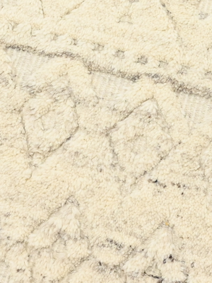 Numa Hand-knotted Wool Geometric Rug - Cream