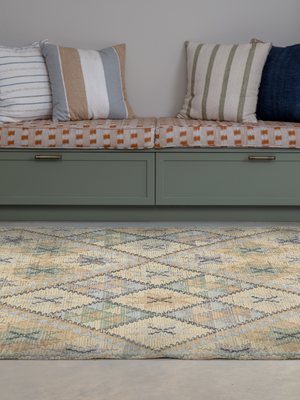 Maris Hand-woven Jute Kilim Rug - Beige