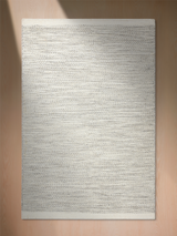 Shaheer Grey Hand-woven Wool Rug