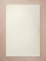 Shaheer Cream Hand-woven Wool Rug