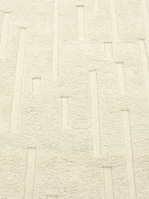 Myla Hand-tufted Wool Geometric Rug - Ivory