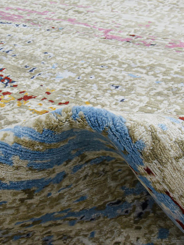 Clara Hand-knotted Wool & Bamboo Silk Rug