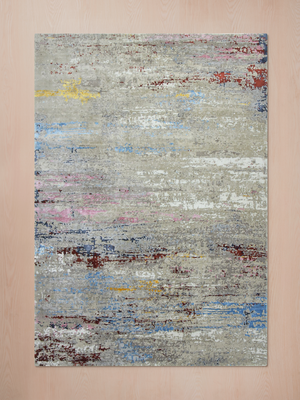 Clara Hand-knotted Wool & Bamboo Silk Rug - Multi