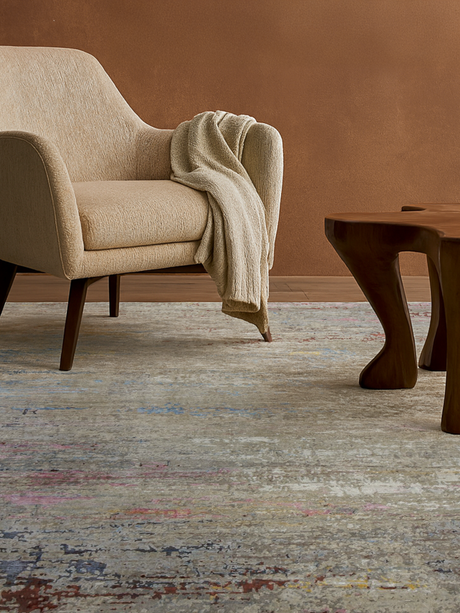 Clara Hand-knotted Wool & Bamboo Silk Rug