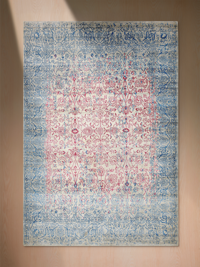 Iris Hand-knotted Wool & Bamboo Silk Rug