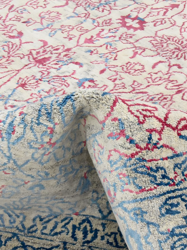 Iris Hand-knotted Wool & Bamboo Silk Rug