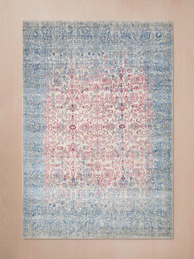 Iris Hand-knotted Wool & Bamboo Silk Rug