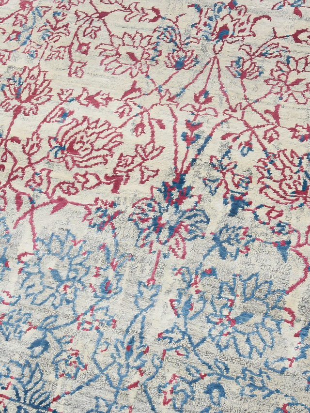 Iris Hand-knotted Wool & Bamboo Silk Rug