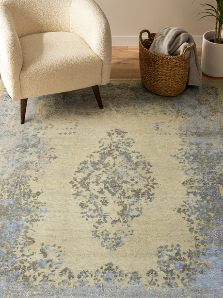 Noor Hand-knotted Wool & Bamboo Silk Rug