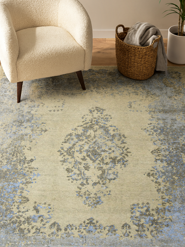 Noor Hand-knotted Wool & Bamboo Silk Rug