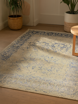 Mehr Hand-knotted Wool & Bamboo Silk Rug