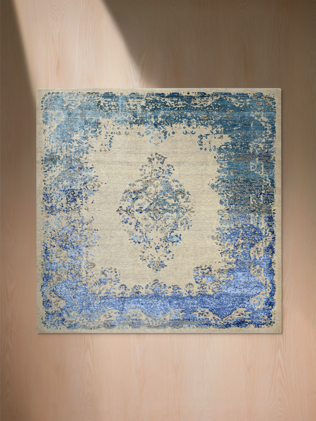 Inaya Hand-knotted Wool & Bamboo Silk Rug