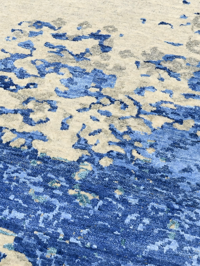 Inaya Hand-knotted Wool & Bamboo Silk Rug