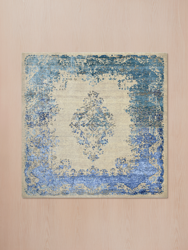Inaya Hand-knotted Wool & Bamboo Silk Rug