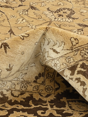 Renne Heritage Hand-knotted Wool Persian Rug - Beige