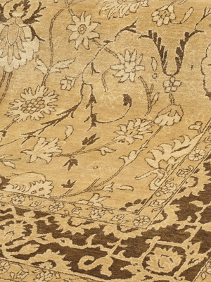 Renne Heritage Hand-knotted Wool Persian Rug - Beige