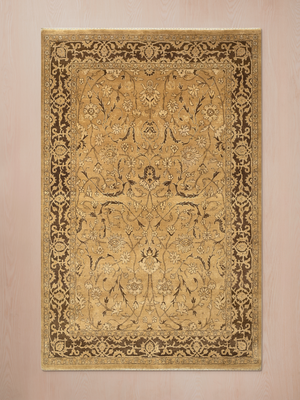 Renne Heritage Hand-knotted Wool Persian Rug - Beige
