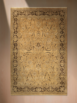 Renne Heritage Hand-knotted Wool Persian Rug - Beige