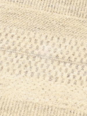 Mehar Heritage Hand-knotted Wool Striped Rug - Beige