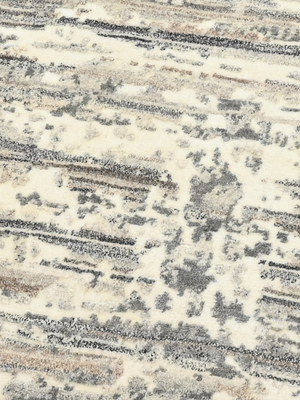 Carina Hand-knotted Wool Abstract Rug - Cream