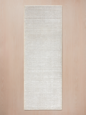 Isabella Handloom Banana Silk Rug - Grey