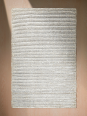 Isabella Handloom Banana Silk Rug - Grey