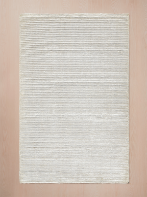 Isabella Handloom Banana Silk Rug - Grey