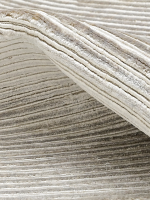 Isabella Handloom Banana Silk Rug - Grey