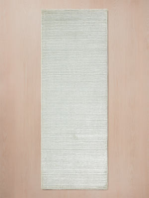 Natalie Handloom Banana Silk Rug - Grey